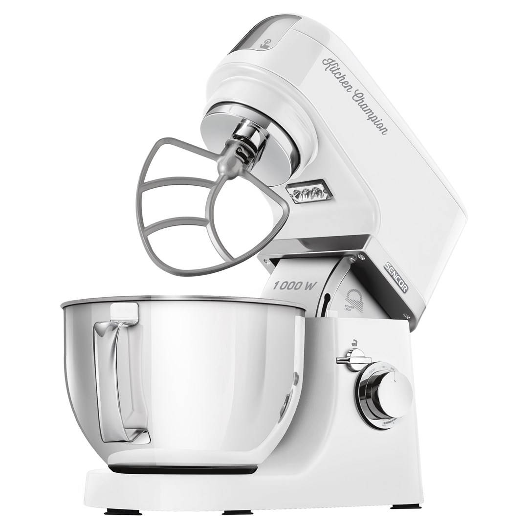 Kuhinjski robot SENCOR STM 6350WH (1000W, 4.5L, vaga) bijela boja-3