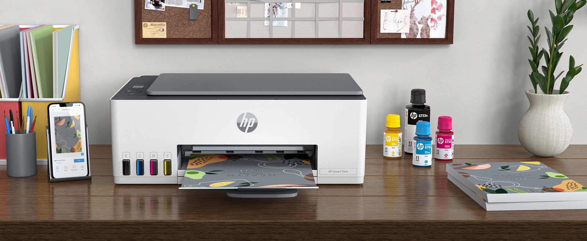 Multifunkcijski printer HP Smart Tank 580 (tintni, u boji, ispis/kopiranje/skeniranje, A4, 12 ppm, Wi-Fi)-9
