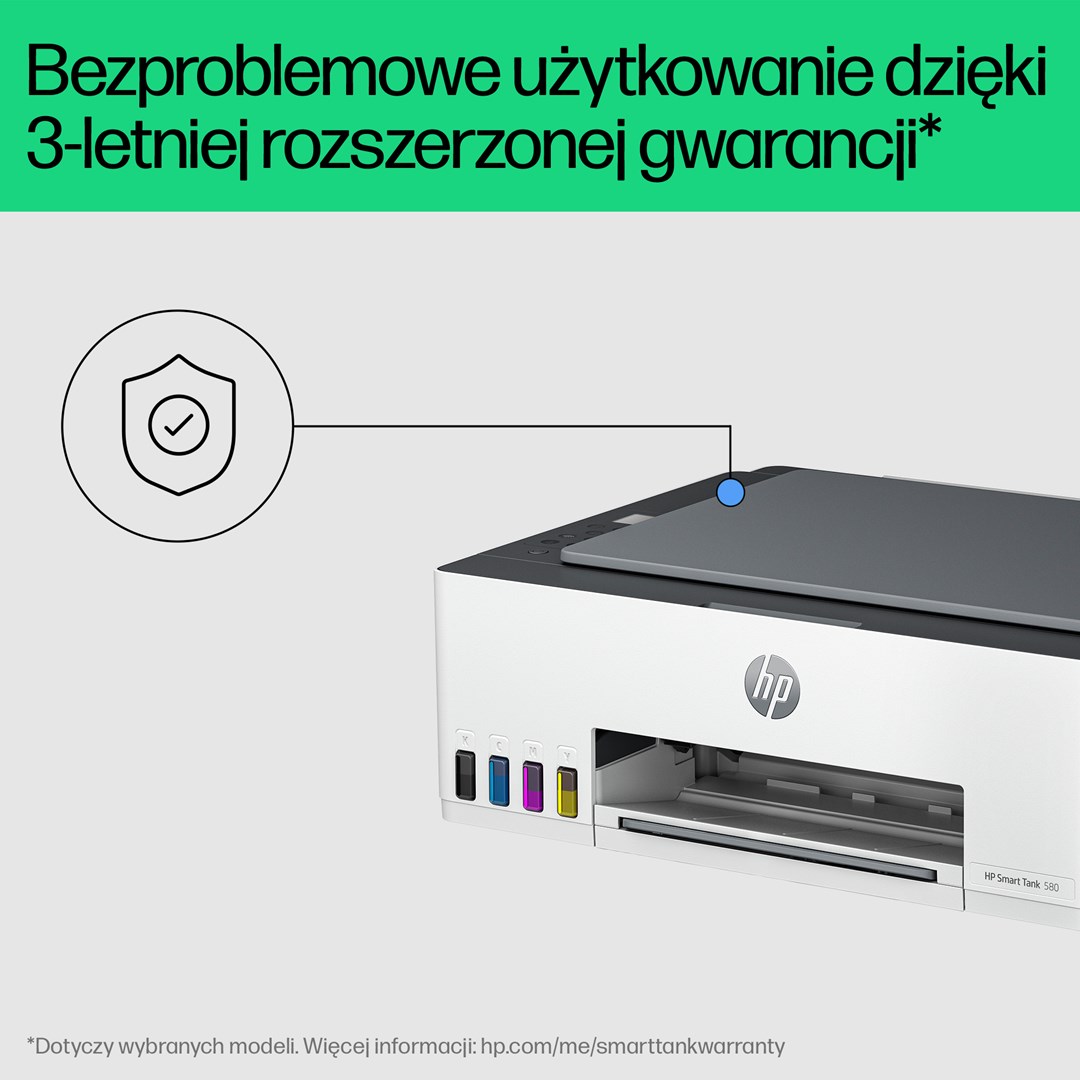Multifunkcijski printer HP Smart Tank 580 (tintni, u boji, ispis/kopiranje/skeniranje, A4, 12 ppm, Wi-Fi)-3