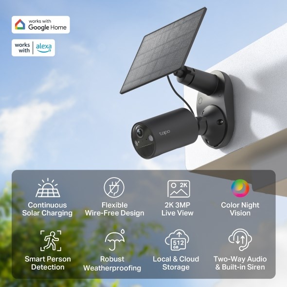 TP-Link Tapo C411 KIT Bullet IP security camera Outdoor 2304 x 1296 pixels Ceiling/wall-2