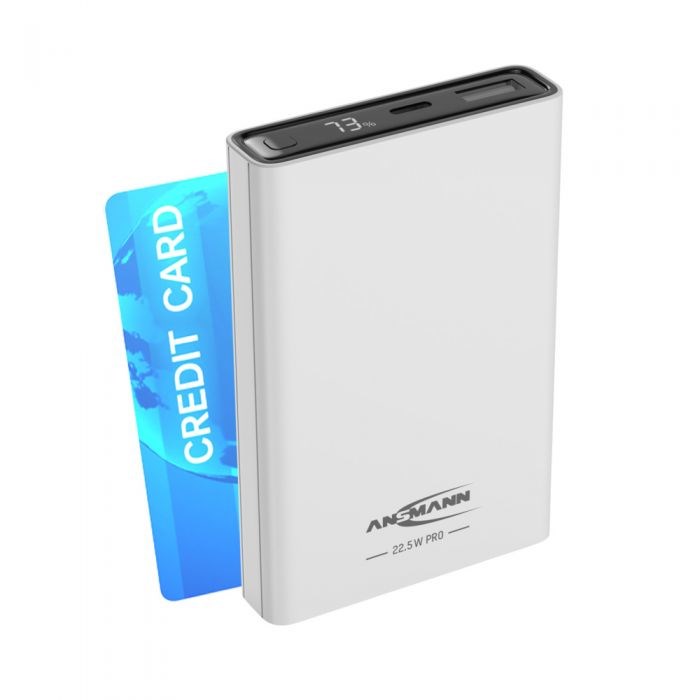 Prijenosna baterija ANSMANN 10.8 10000 mAh bijela boja-5