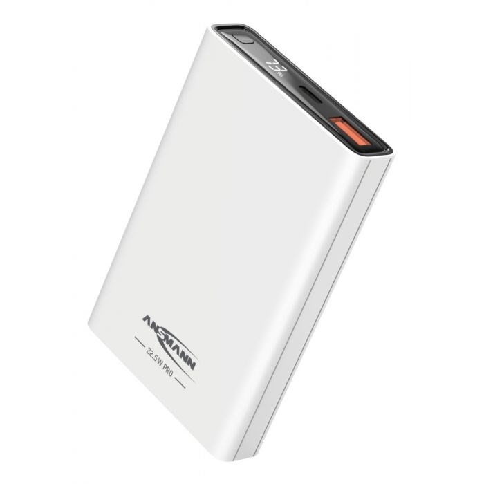Prijenosna baterija ANSMANN 10.8 10000 mAh bijela boja-3