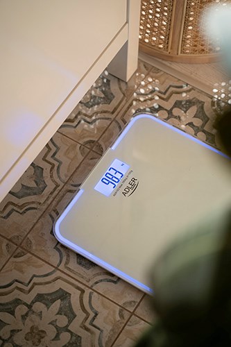 Digitalna osobna vaga ADLER AD 8183 s osvjetljenjem ruba, bijela boja-8