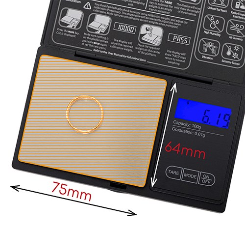 Precizna digitalna vaga ADLER AD 3176 (750g / 0.1g) crna boja-7