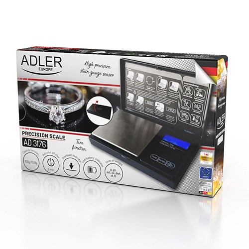 Precizna digitalna vaga ADLER AD 3176 (750g / 0.1g) crna boja-4