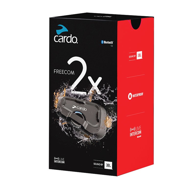 Cardo FRC2X003 motorcycle intercom 2 channels 800 m Black-2