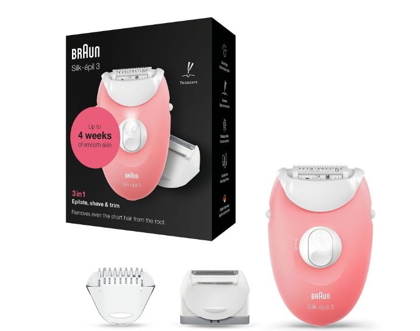Depilator BRAUN Silk-épil 3 SE3-277 s 3 dodatka-1