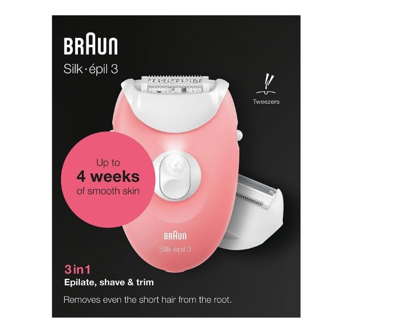Depilator BRAUN Silk-épil 3 SE3-277 s 3 dodatka-2