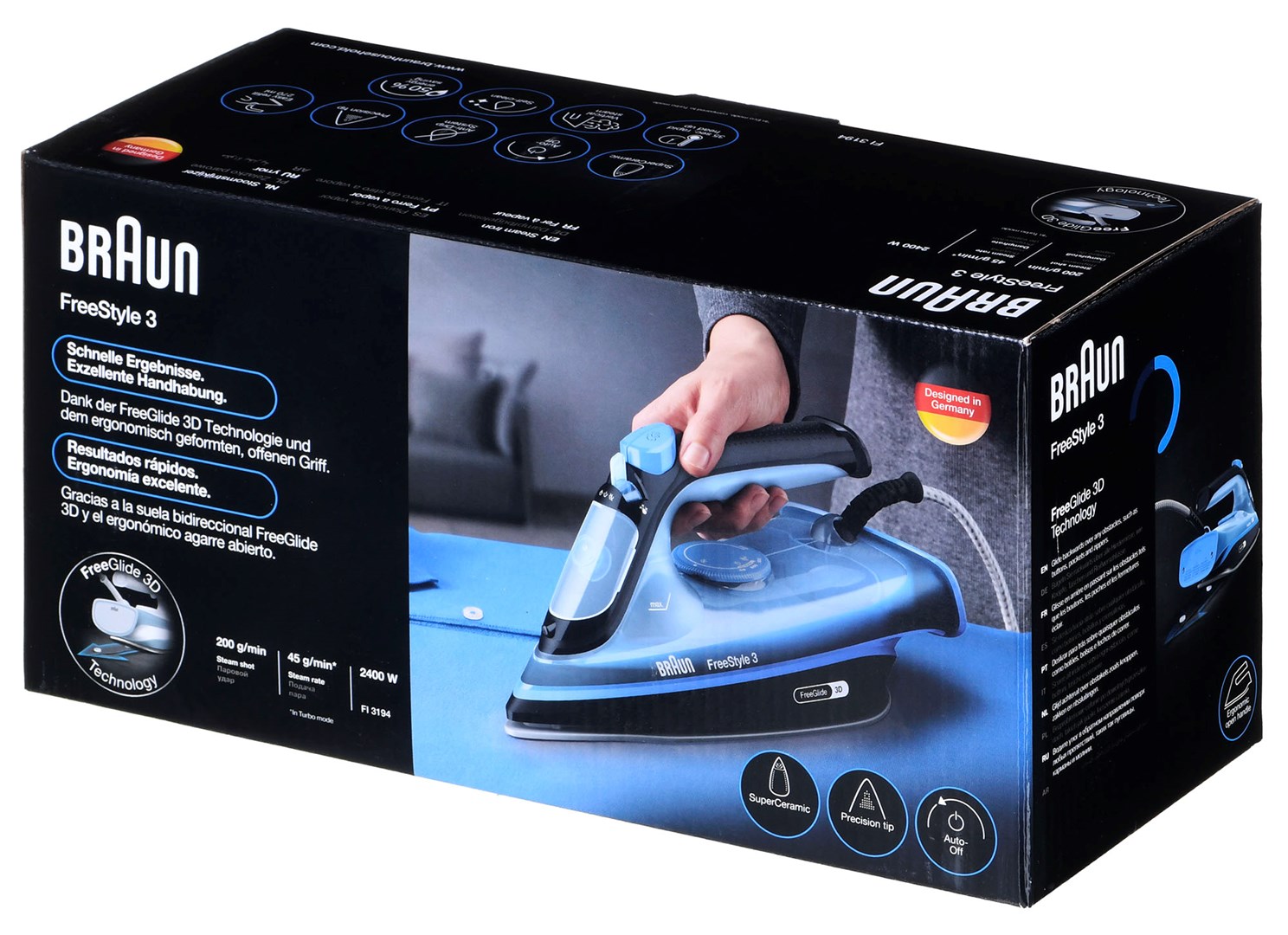BRAUN FreeStyle 3 Iron FI3194BK-11