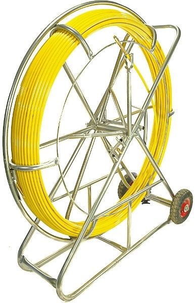 Sajla za provlačenje kabela EXTRALINK Pilot 8mm 150m žuta boja-8