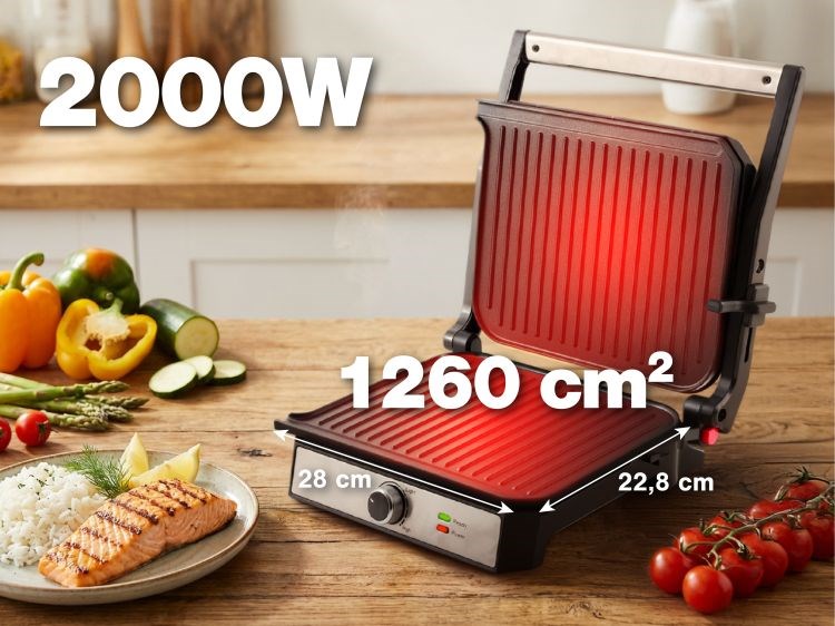 ELDOM GK200 GRILO contact grill-6