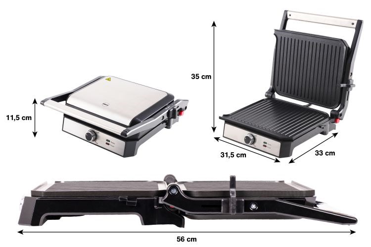 ELDOM GK200 GRILO contact grill-3