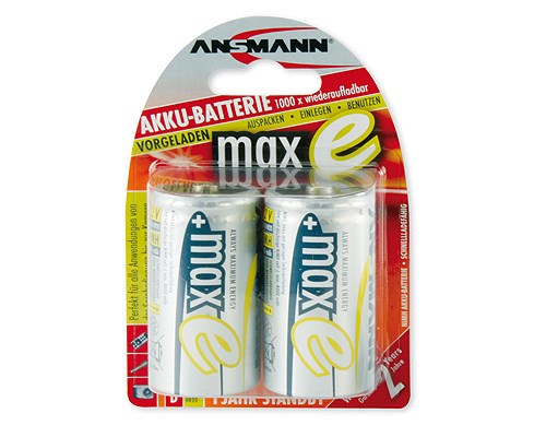 Punjive baterije ANSMANN D 5000mAh NiMH (2 kom)-0