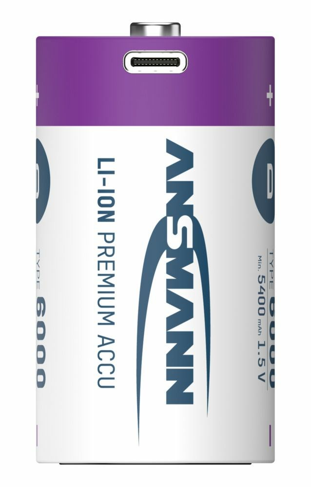 Punjiva baterija ANSMANN D (Mono) Li-Ion 5000mAh s USB-C punjenjem-18