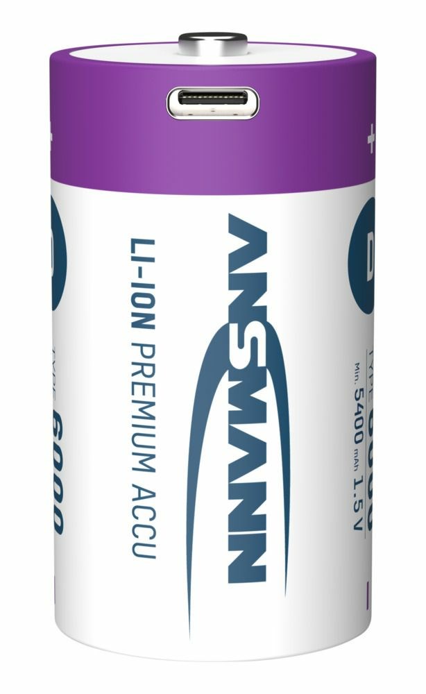 Punjiva baterija ANSMANN D (Mono) Li-Ion 5000mAh s USB-C punjenjem-17