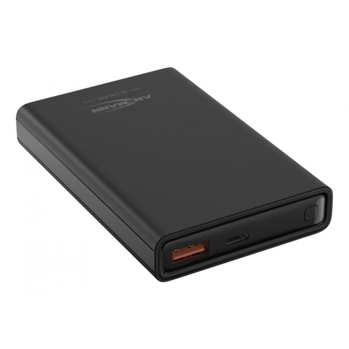 Prijenosna baterija ANSMANN Powerbank 10.8, 10000 mAh, crna boja-1