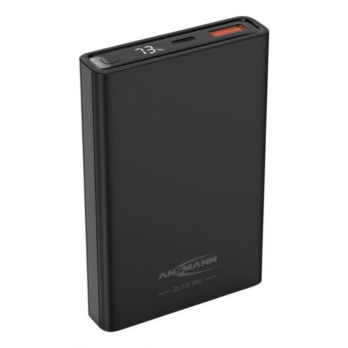 Prijenosna baterija ANSMANN Powerbank 10.8, 10000 mAh, crna boja-2
