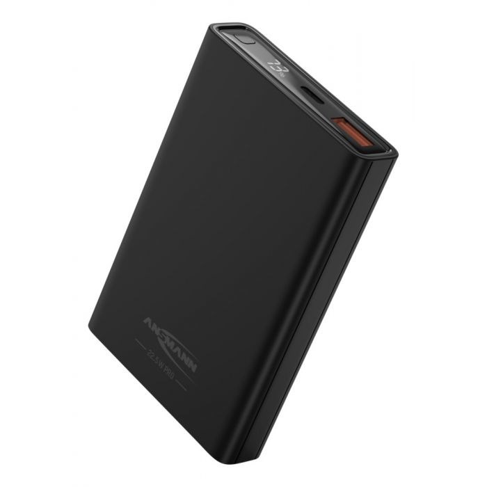 Prijenosna baterija ANSMANN Powerbank 10.8, 10000 mAh, crna boja-6
