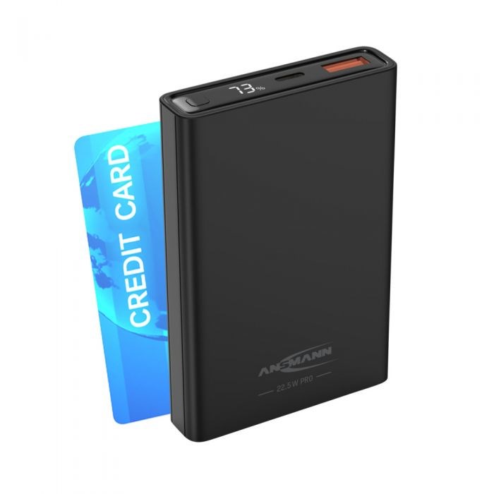 Prijenosna baterija ANSMANN Powerbank 10.8, 10000 mAh, crna boja-7