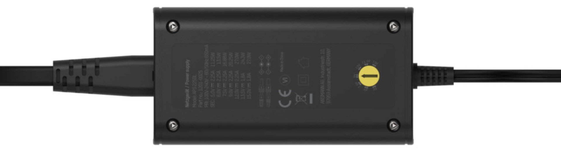 Ansmann APS 2250L power adapter/inverter Indoor Black