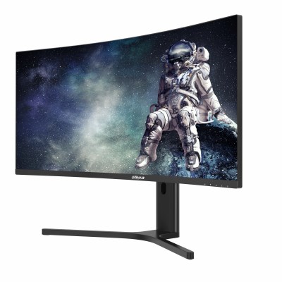Monitor DAHUA LM34-E330CA 34" (VA, UWQHD, 165Hz, 1ms, Adaptive Sync, zakrivljeni, crna boja)-0