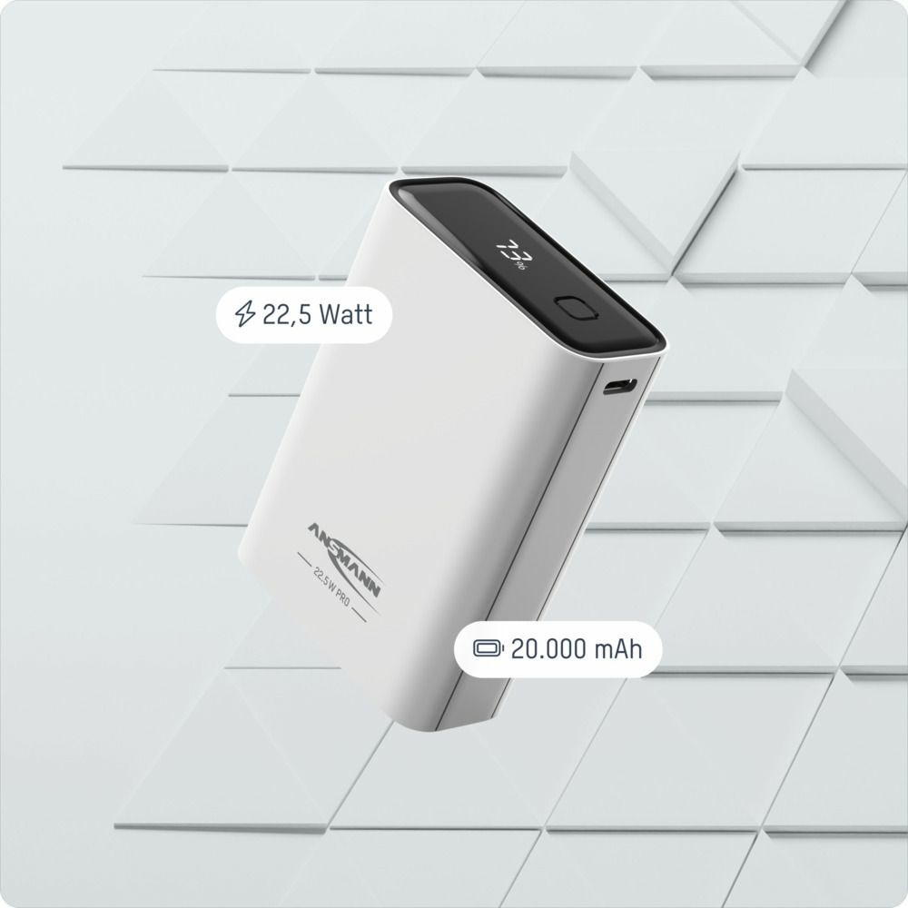 Ansmann PB222PD Lithium Polymer (LiPo) 20000 mAh White-1