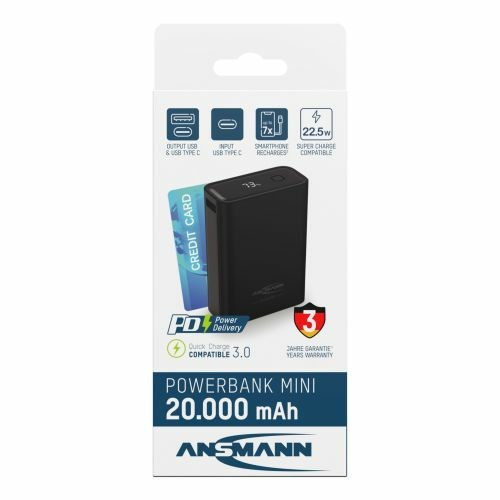 Ansmann PB222PD Lithium Polymer (LiPo) 20000 mAh Black-1