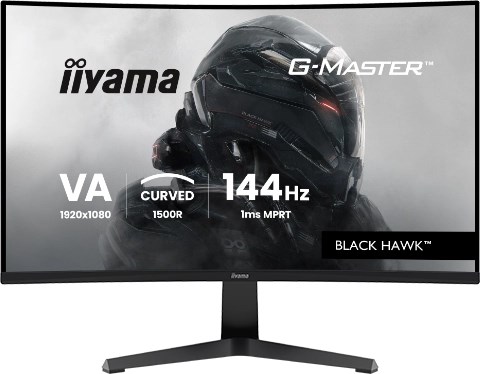 Monitor IIYAMA G-MASTER GC2781HSU-B1 27" (VA, Full HD, 144Hz, 1ms, FreeSync, zakrivljeni, crna boja)-2