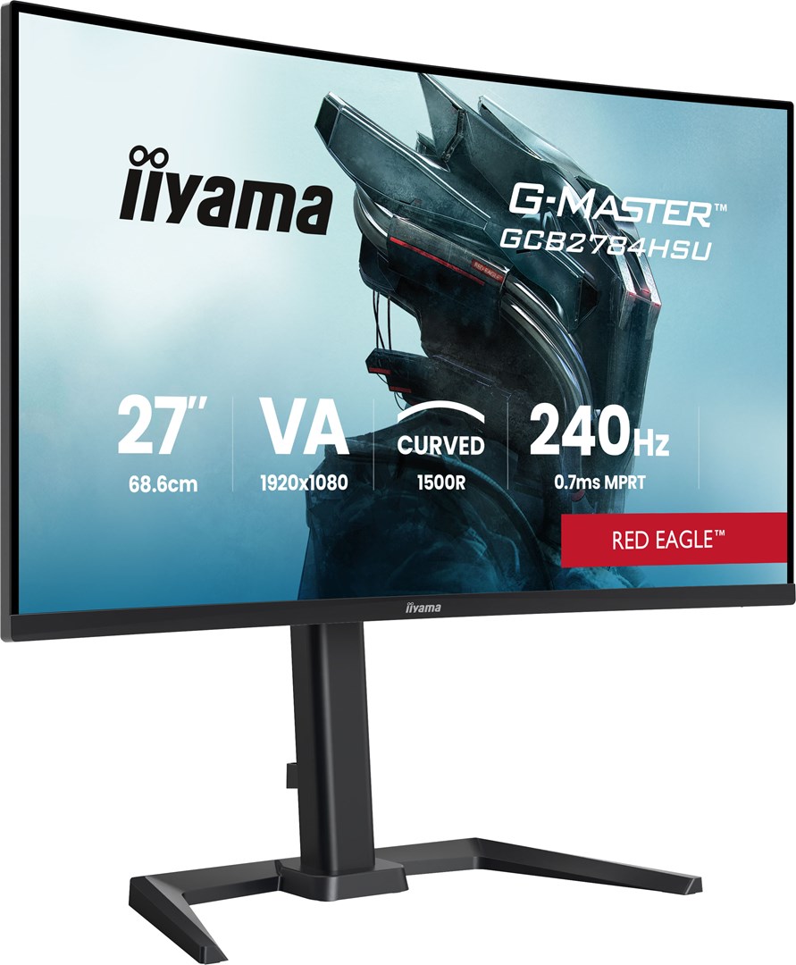 Monitor IIYAMA G-MASTER GCB2784HSU-B1 27" (VA, Full HD, 240Hz, 0.7ms, FreeSync Premium, zakrivljeni, crna boja)-3