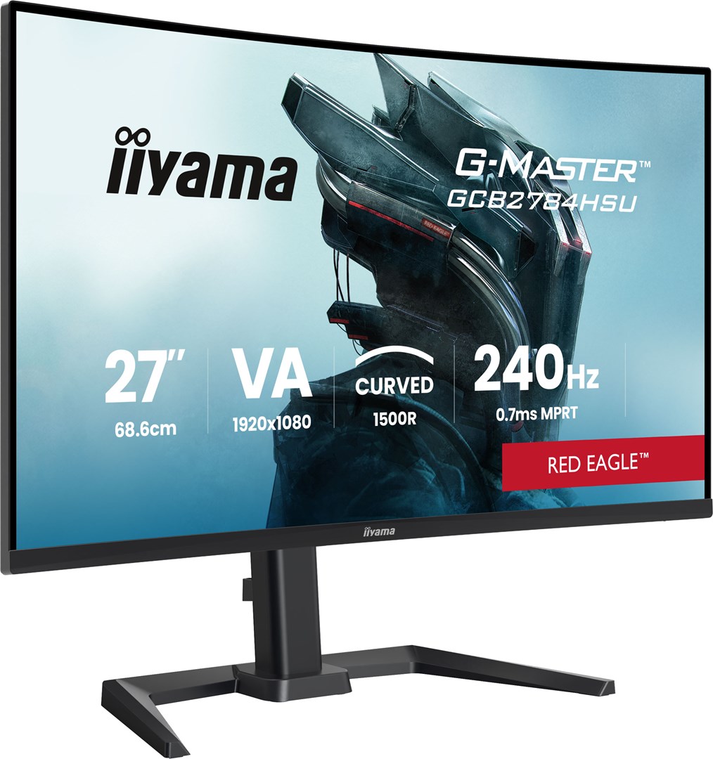 Monitor IIYAMA G-MASTER GCB2784HSU-B1 27" (VA, Full HD, 240Hz, 0.7ms, FreeSync Premium, zakrivljeni, crna boja)-1