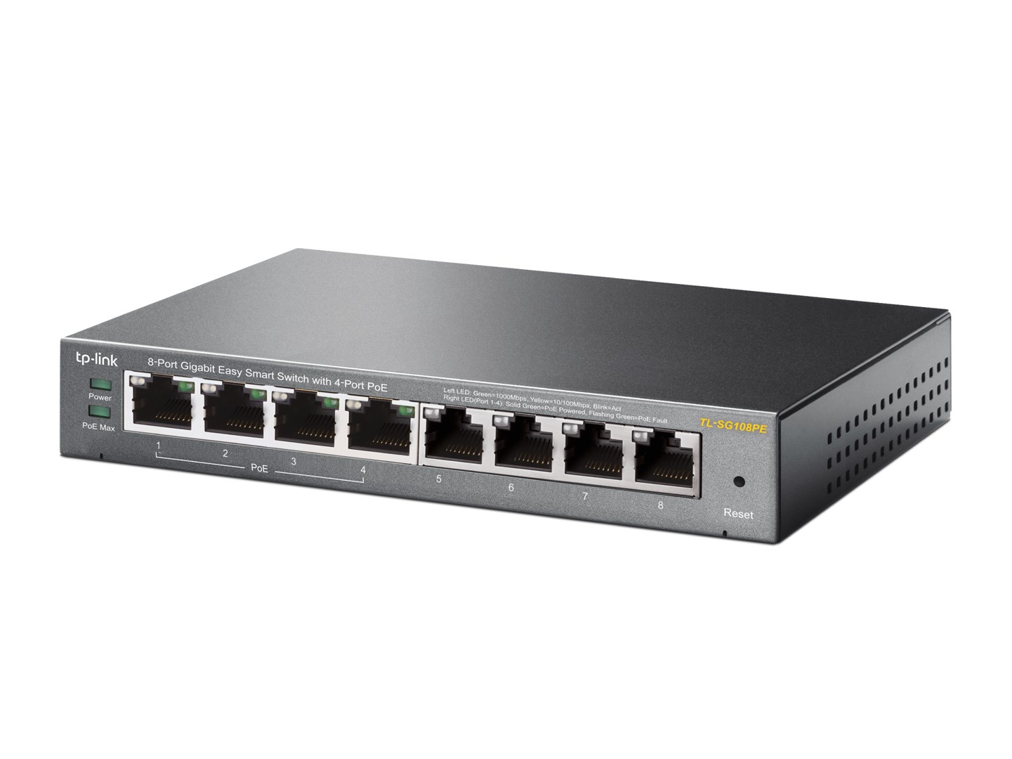 TP-Link 8-Port Gigabit Easy Smart Switch with 4-Port PoE-2