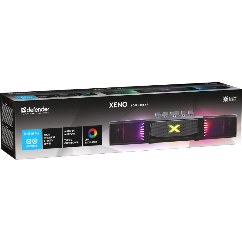 DEFENDER SOUNDBAR XENO 20W LED BLUETOOTH 65129-1