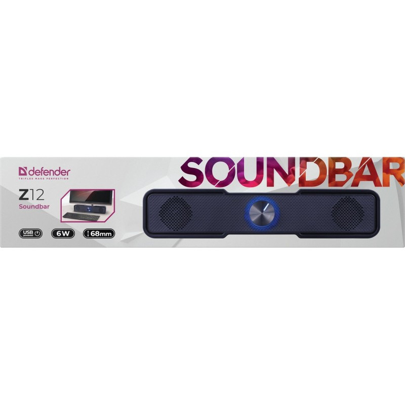 Zvučnik DEFENDER Soundbar Z12 6W LED crna boja-6