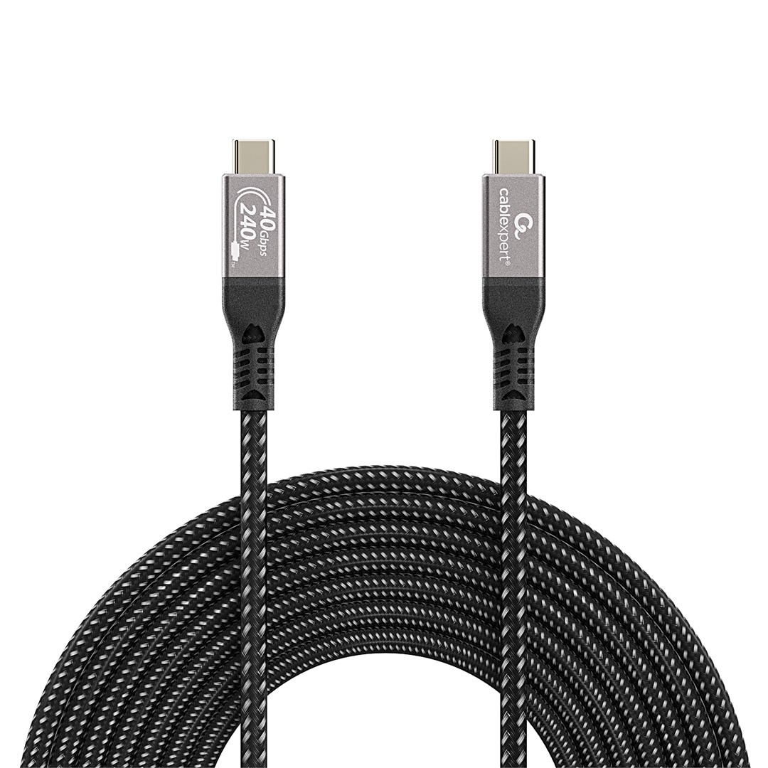 USB4 kabel GEMBIRD CCP-USB4-CMCM-1M (Type-C na Type-C, 40 Gbps, 240W, 1m)-2