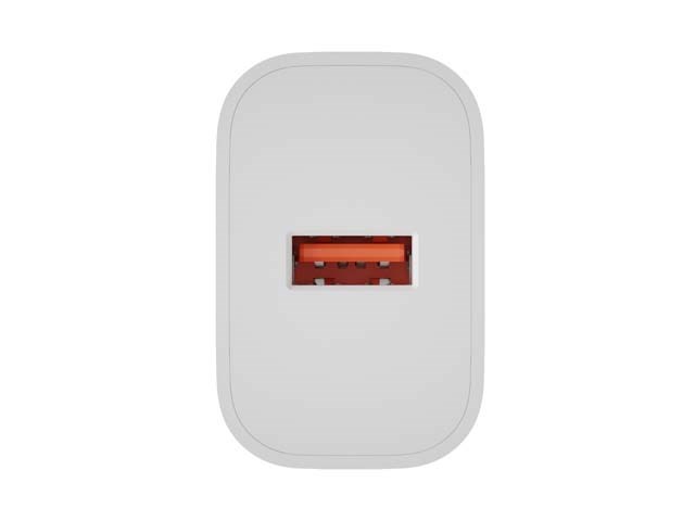 Zidni punjač NATEC Ribera 18W (1x USB-A, QC 3.0) bijela boja-2