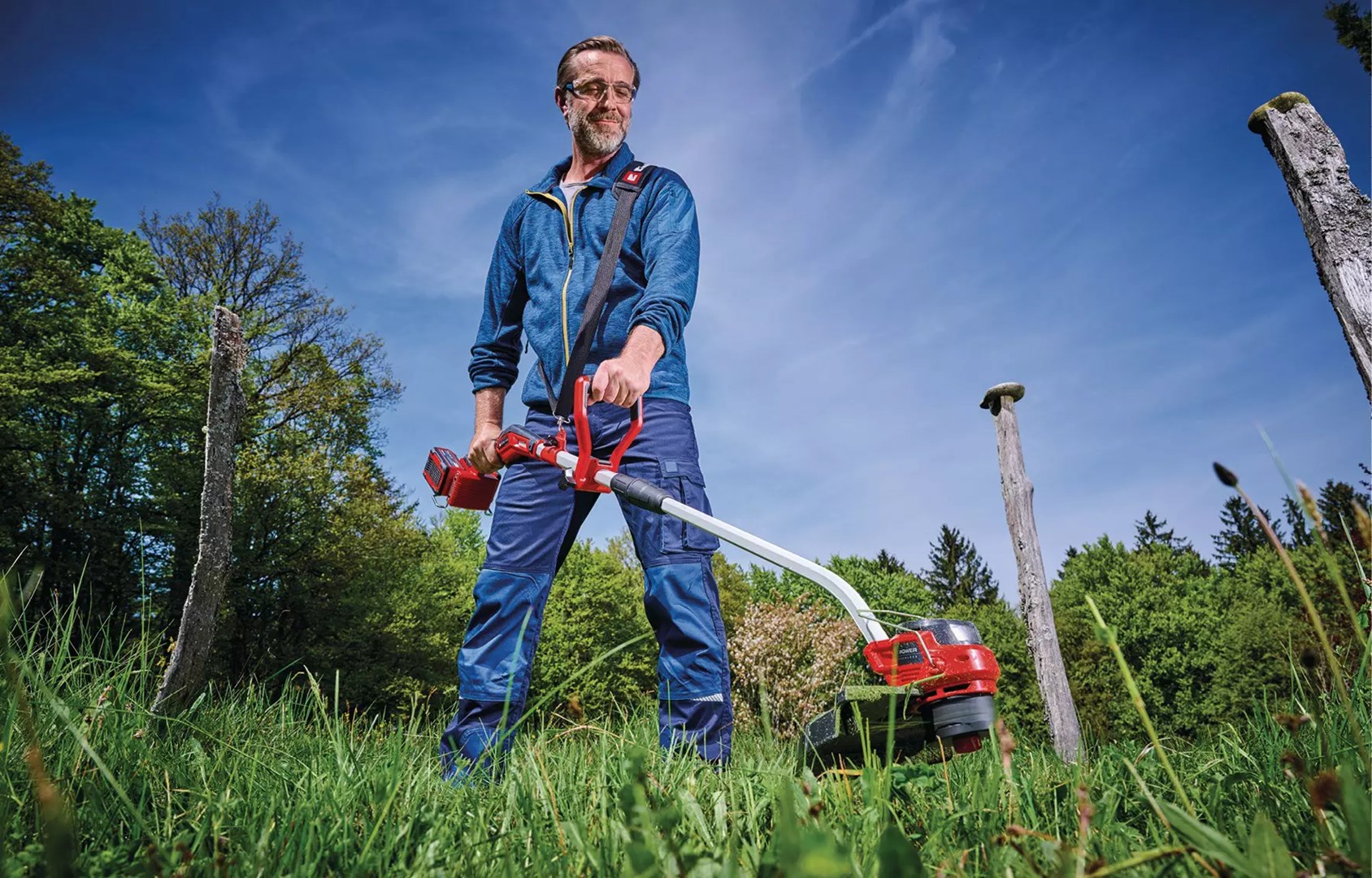 Akumulatorski trimer za travu EINHELL Power X-Change GP-CT 36/35 Li-Solo (35 cm)-1