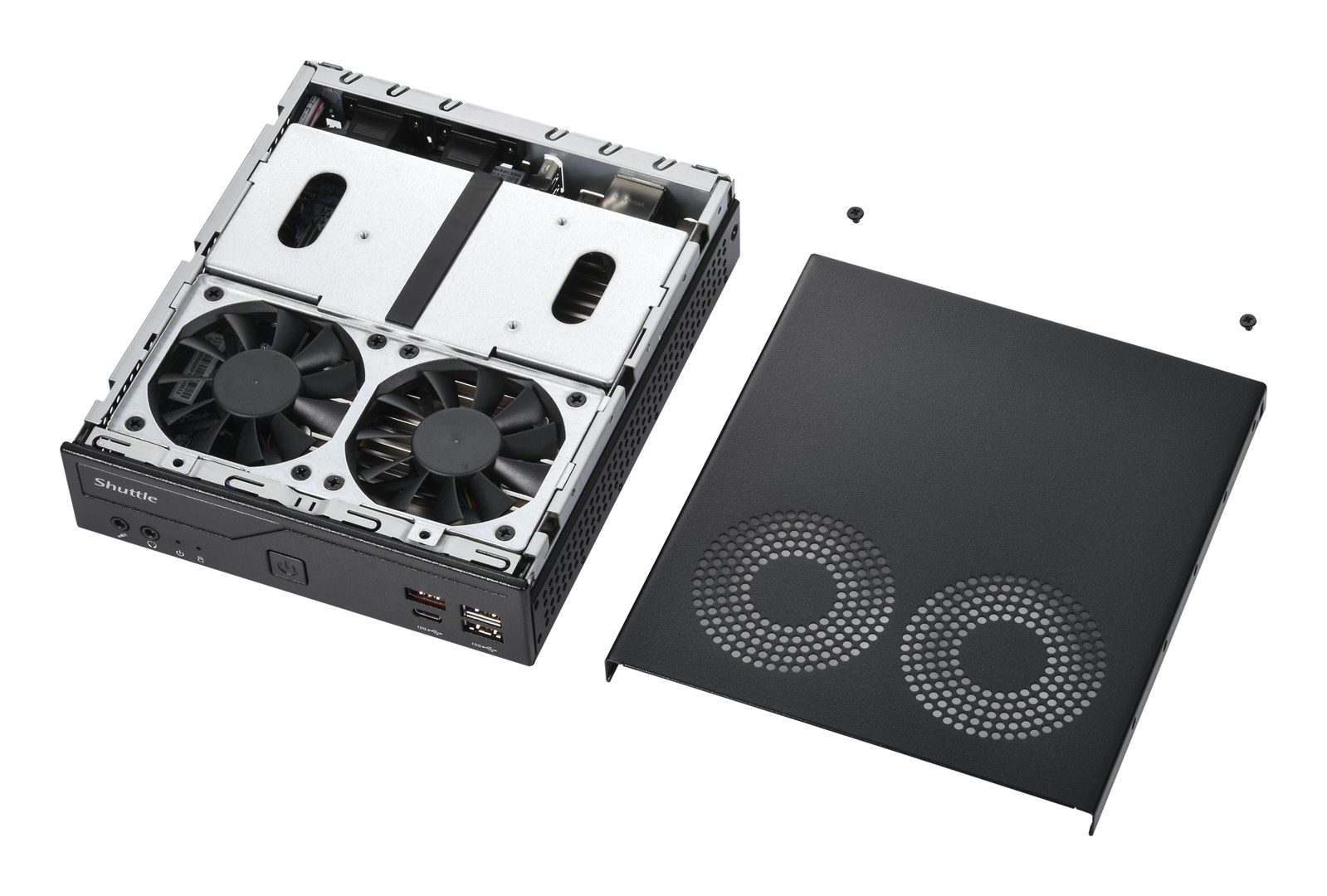 Shuttle Barebone slim DB860       Intel/SO-DDR5/black-4