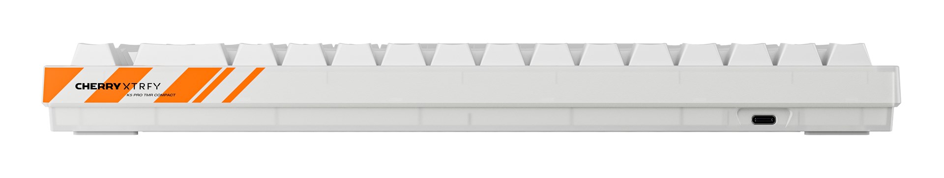 CHERRY K5 PRO TMR COMPACT keyboard Gaming USB QWERTZ German Orange, White-1