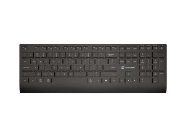 2-IN-1 SET NATEC STINGRAY 2 KEYBOARD+MOUSE US WIRELESS TILT WHEEL-4