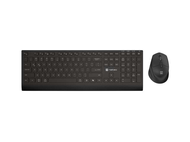 2-IN-1 SET NATEC STINGRAY 2 KEYBOARD+MOUSE US WIRELESS TILT WHEEL-3