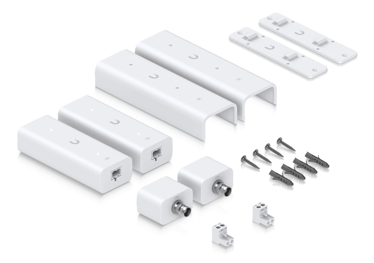 Ubiquiti UACC-Retrofit-PoE-2Wire Network transmitter & receiver White 10, 100 Mbit/s