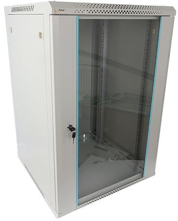 Szafa RACK Pulsar 18U / 19” wisząca do złożenia 600x600 szara