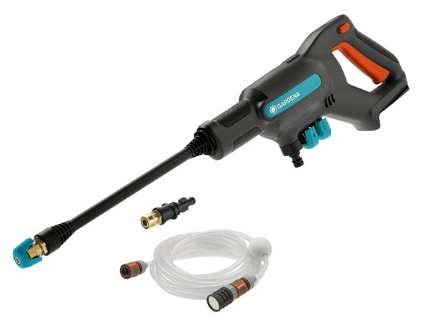 Gardena AquaClean 24/18V P4A pressure washer Compact Battery 250 l/h Black, Blue, Orange-4