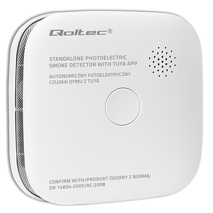 Bežični detektor dima QOLTEC 52579 (Wi-Fi, Tuya)