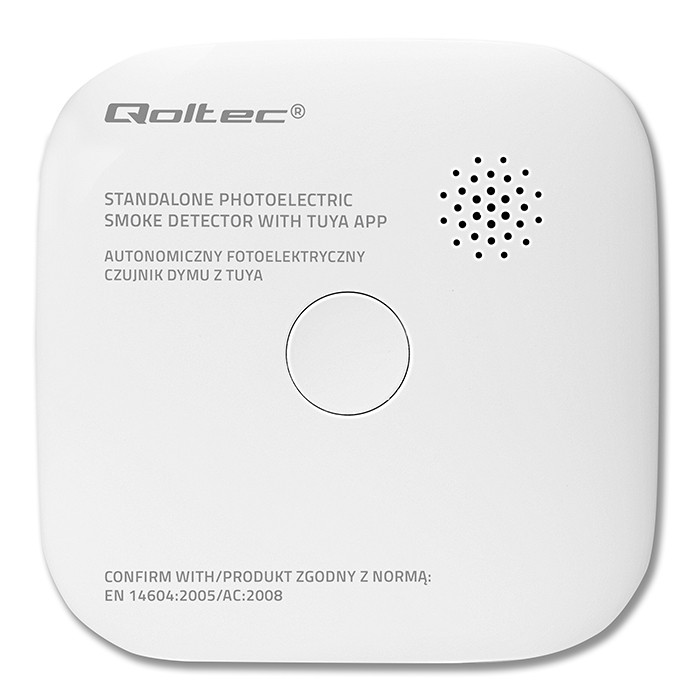 Bežični detektor dima QOLTEC 52579 (Wi-Fi, Tuya)-5