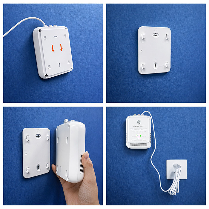 Detektor plina i ugljičnog monoksida QOLTEC 52654 (2u1, Wi-Fi, Tuya)-4