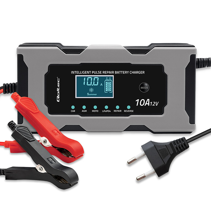 Automatski punjač akumulatora QOLTEC 12V 10A s funkcijom popravka-6