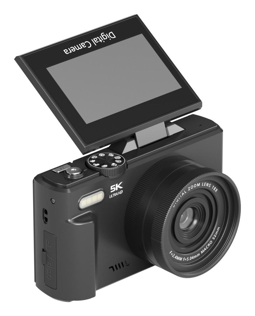 Denver DWC-8475B Compact camera 16 MP CMOS 5120 x 2880 pixels Black