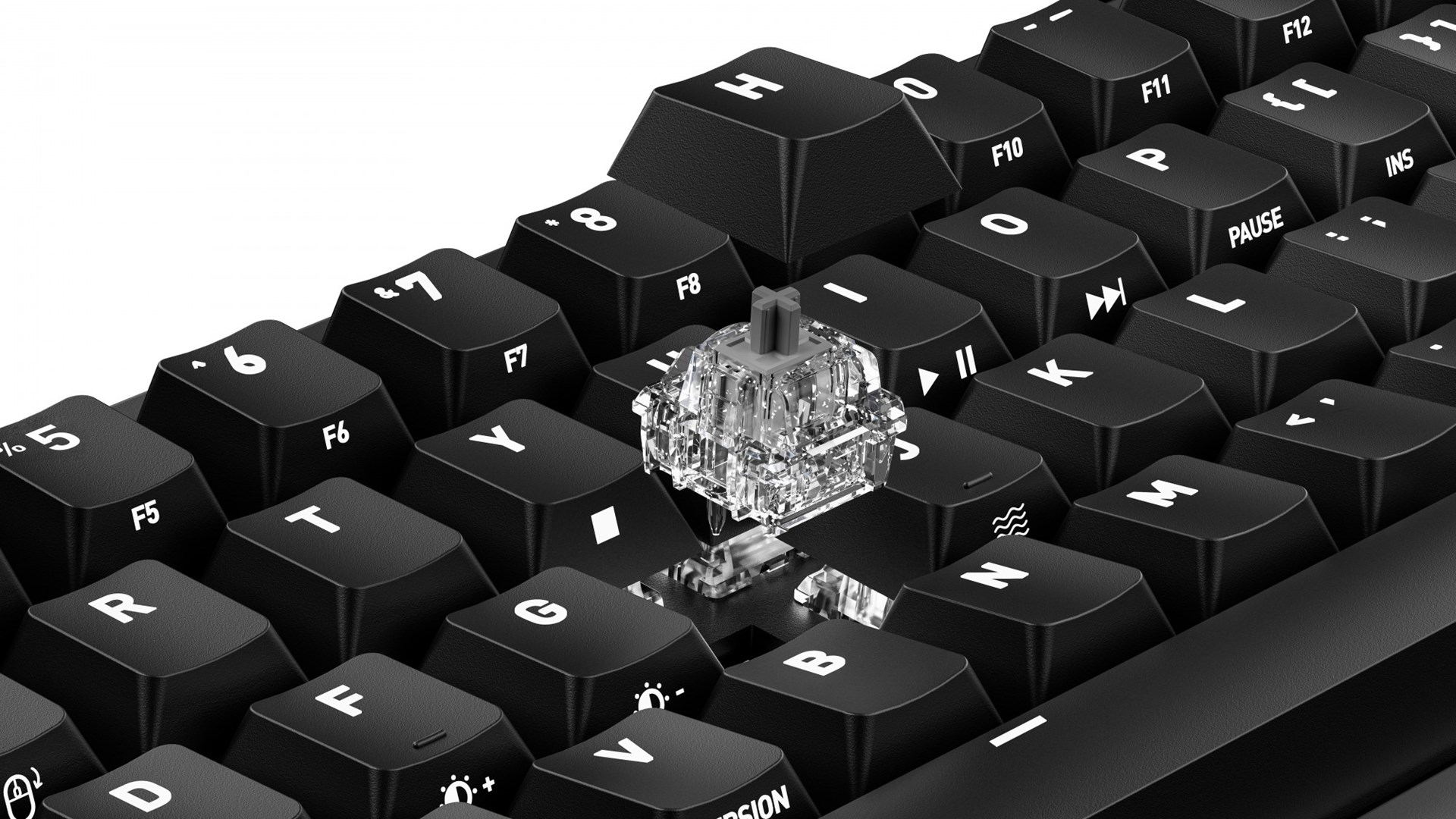 Gaming tipkovnica CHERRY XTRFY K5V2 Compact, mehanička, QWERTZ DE, crna boja-4