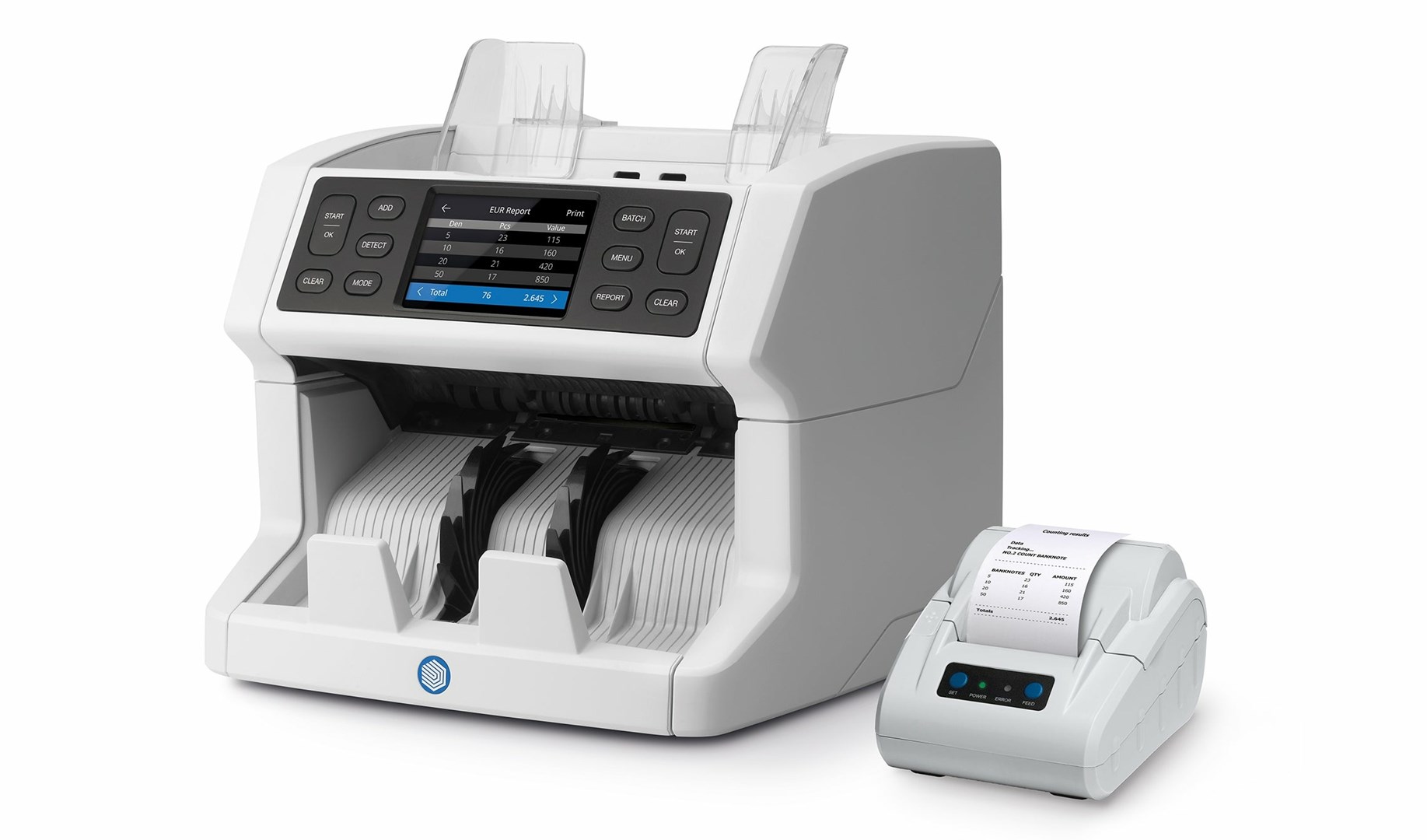 Brojač i sorter kovanica SAFESCAN 2865-S, bijela boja-7